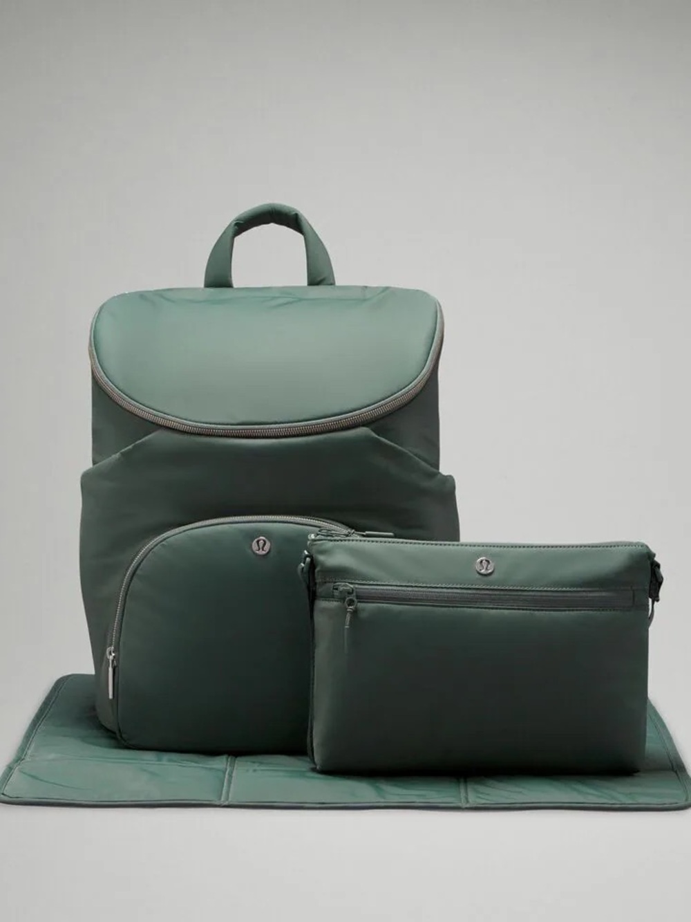 Lululemon New Parent Backpack 17L Diaper Bag - Dark Forest Green